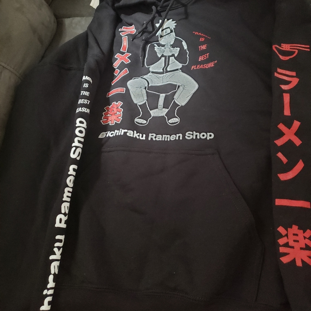 Naruto Black Noodle Hoodie